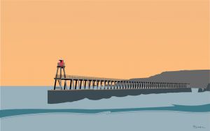 Whitby East Pier Light